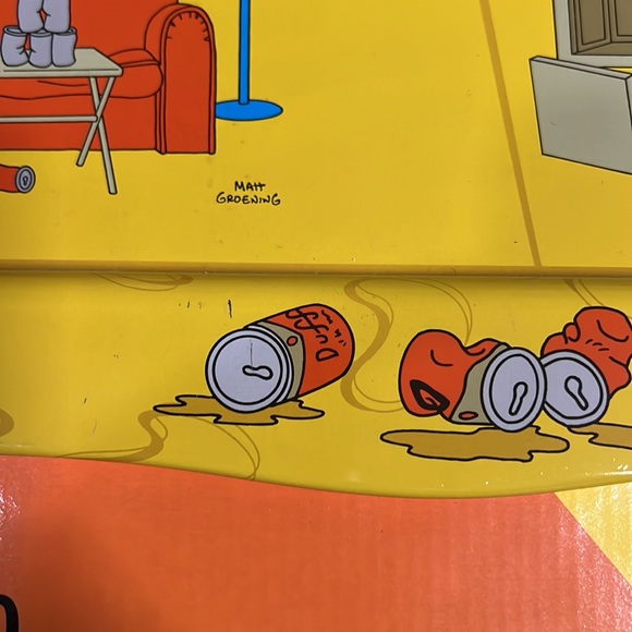 Brand New Homer Simpson Classic Tin Tray Table - Picture 3 of 6